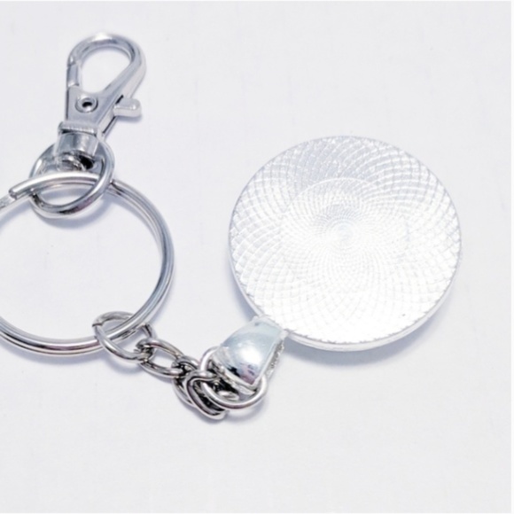 Posh Boss Keychain/Handbag Charm White K - Picture 4 of 6